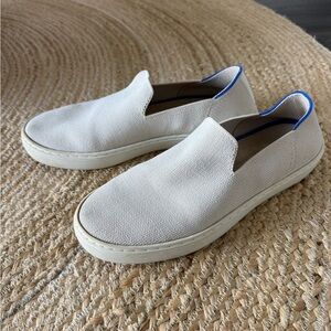 Rothy’s Slip-On Canvas Shoes - Cream